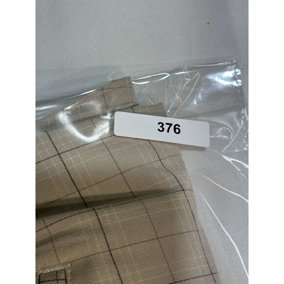 Tiger Woods Collection Plaid Shorts Men's Size 42 Beige Checkered Golf Casual - Picture 8 of 8